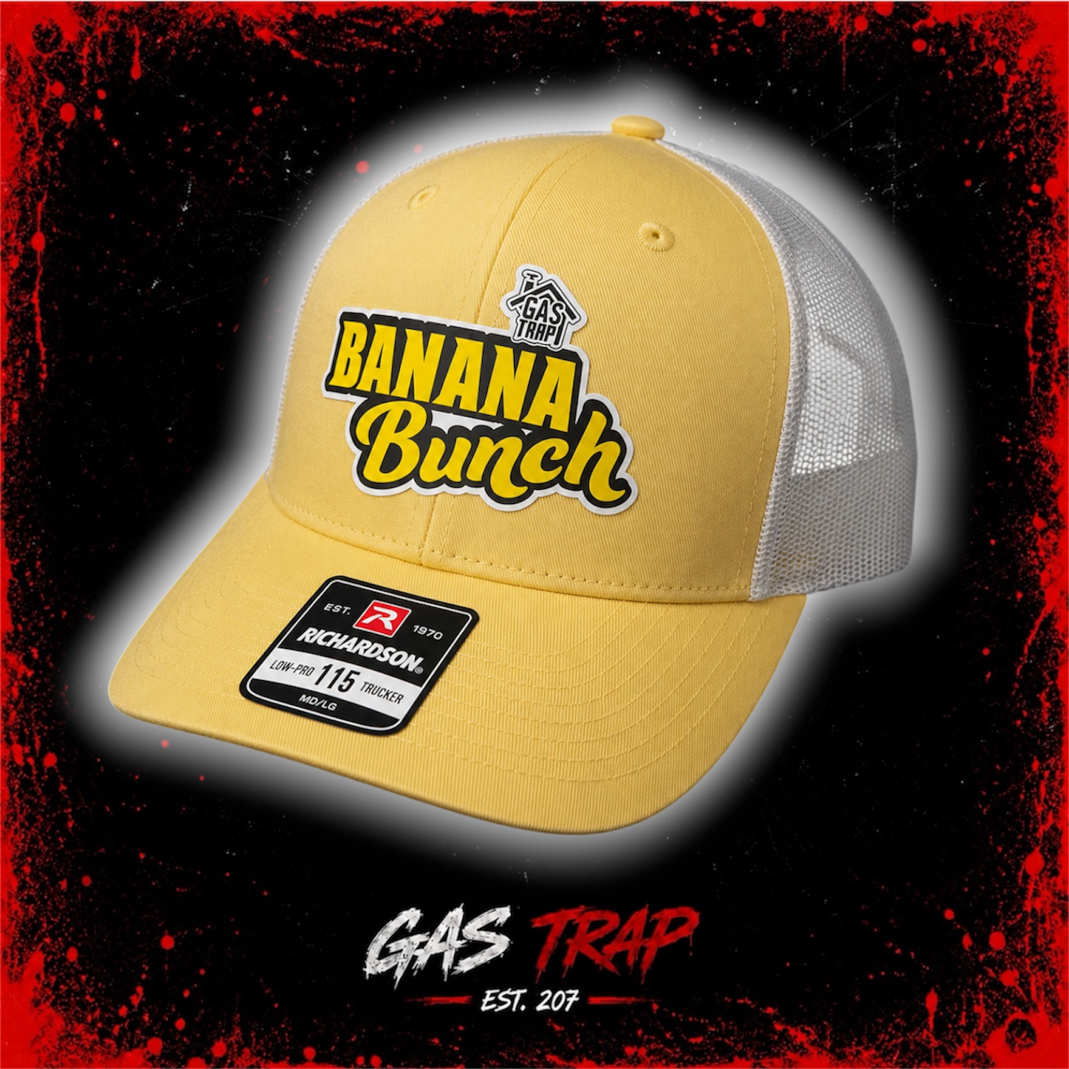 GasTrap Banana Bunch Richardson 115 Trucker Hat