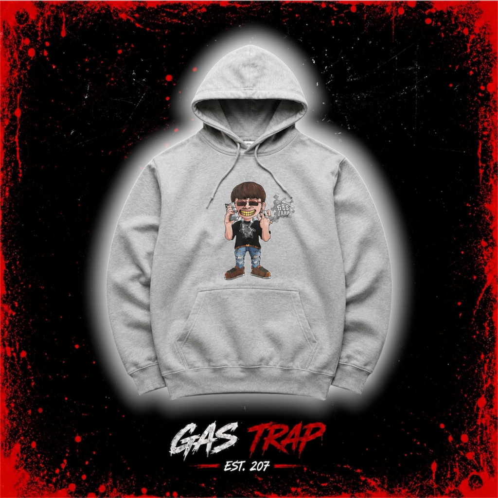 GasTrap Cartoon Logo Hoodie