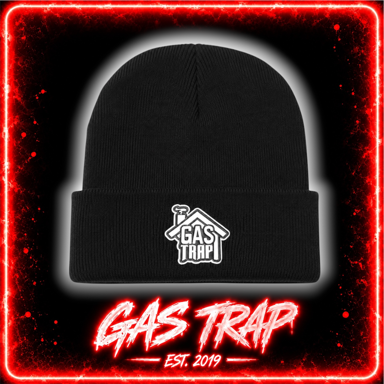 Gas Trap Classic Logo Cuffed Beanie