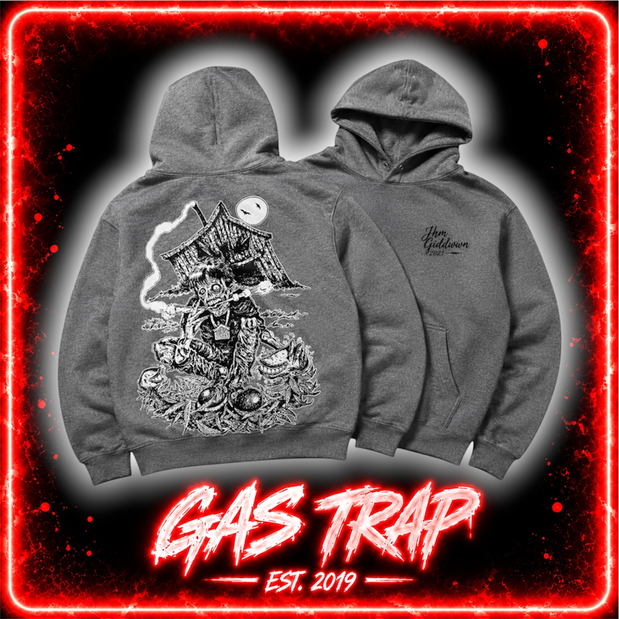 GasTrap × Glenn Chadbourne Limited Edition Artist Series Hoodie