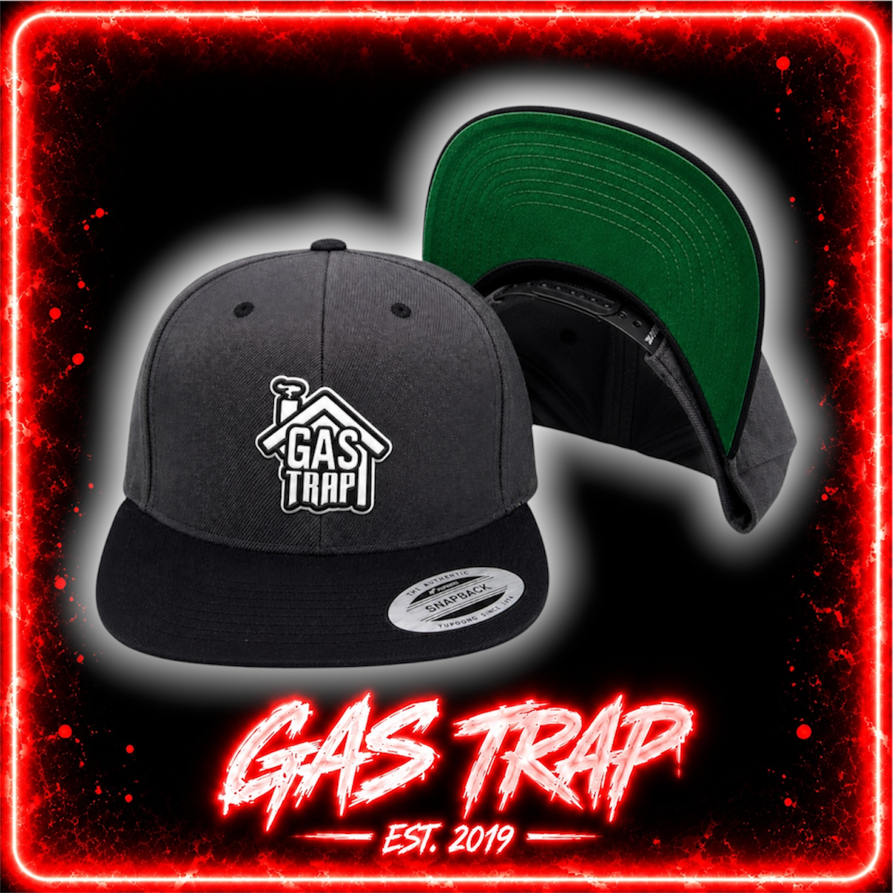 GasTrap Classic Flatbill Snapback